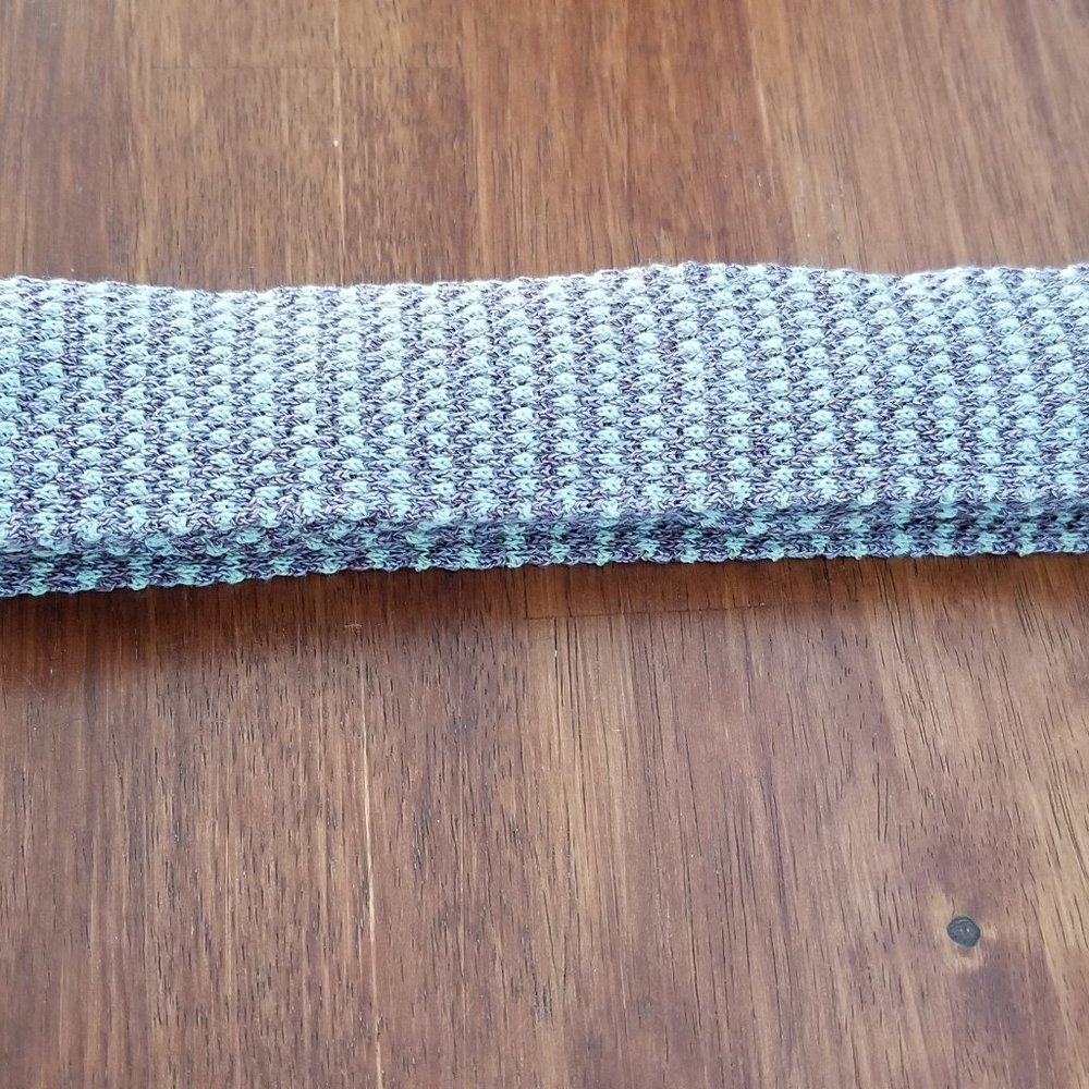 Burberry Purple Knit Tie - Picture 3 of 5